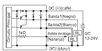 Plano y dimensiones · Vacuostato Electronico · Serie OVE 1/8 NPT