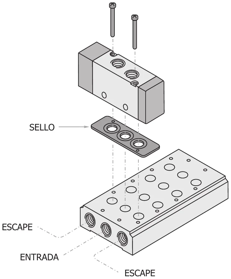 Serie VN 1/8 - 1/4 - 3/8 - 1/2 NPT
